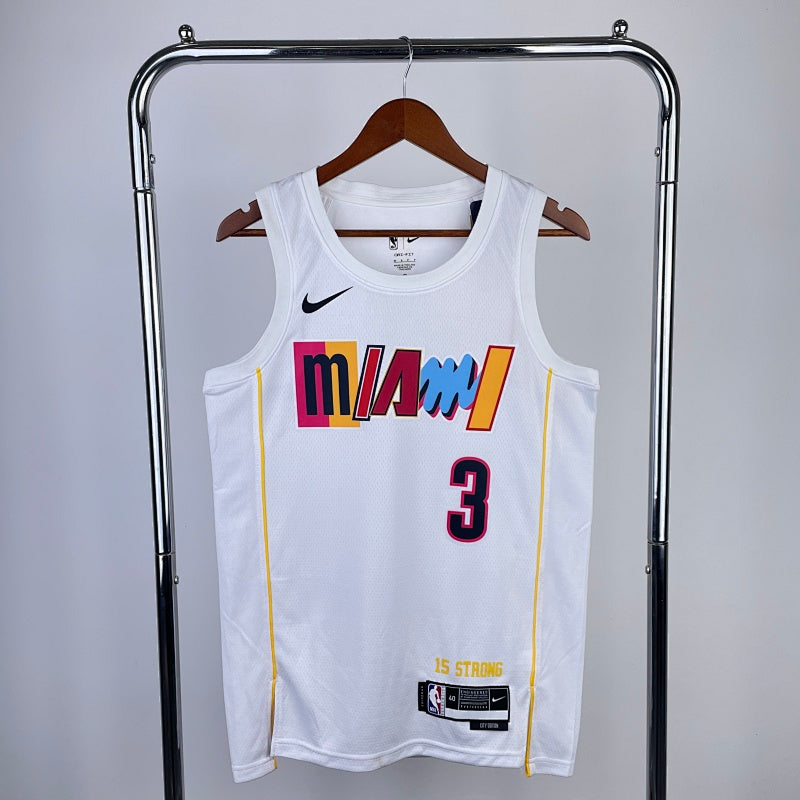 Maillot Miami Heat City Edition 2022-23 Miami Mashup - Blanc