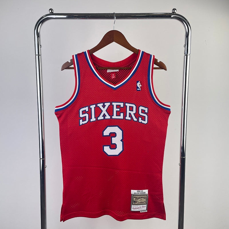 Maillot Philadelphia 76ers Hardwood Classics 1996-97 - Rouge