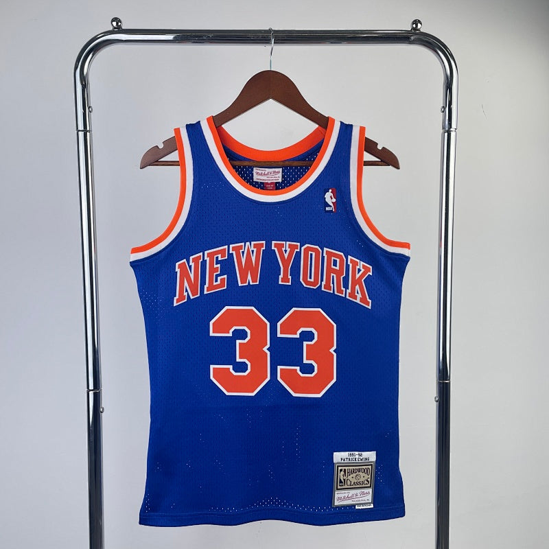 Maillot New York Knicks Retro 1991-92 Road - Bleu