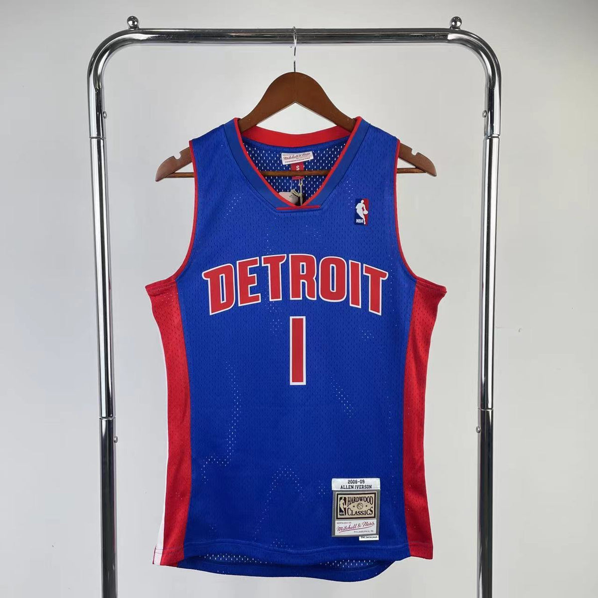 Maillot Detroit Pistons Hardwood Classics 2008-09 - Bleu