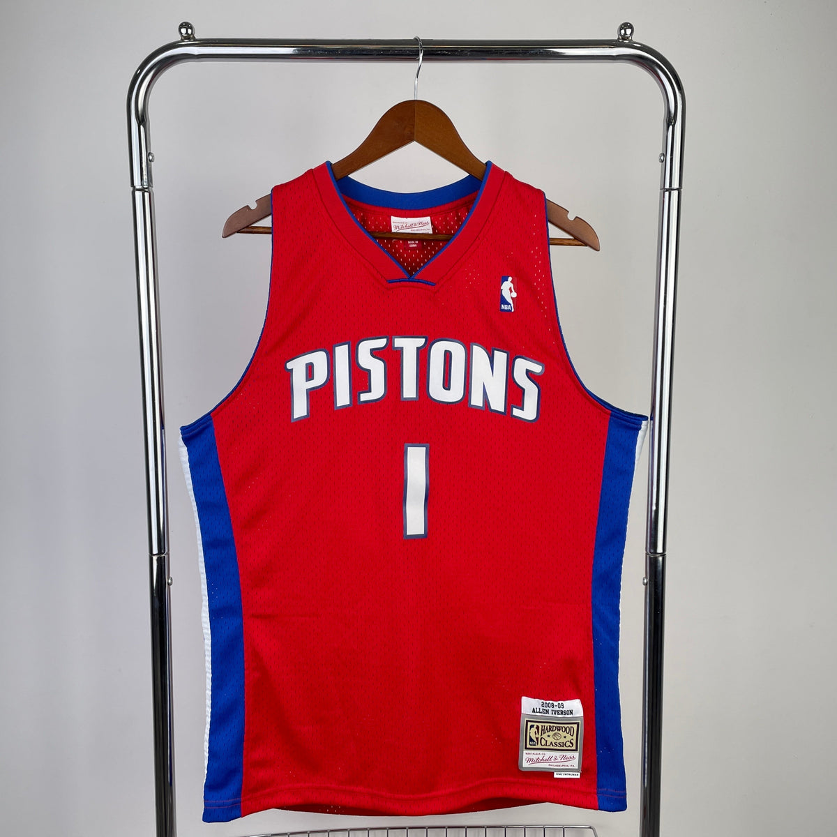 Maillot Detroit Pistons Hardwood Classics 2008-09 - Rouge