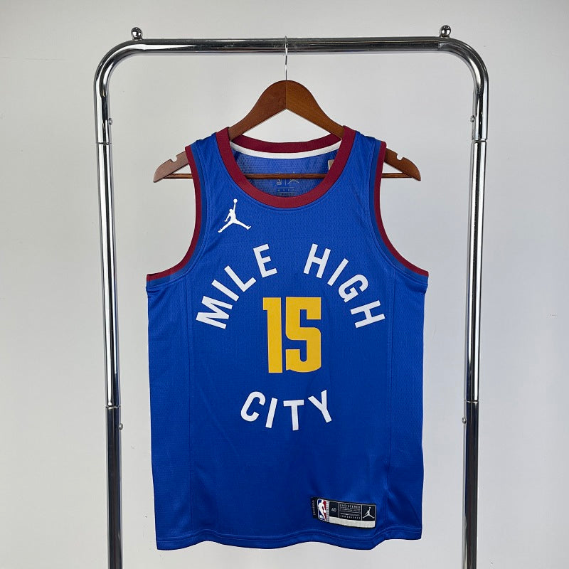 Maillot Denver Nuggets Statement Edition 2020-21 Mile High - Bleu
