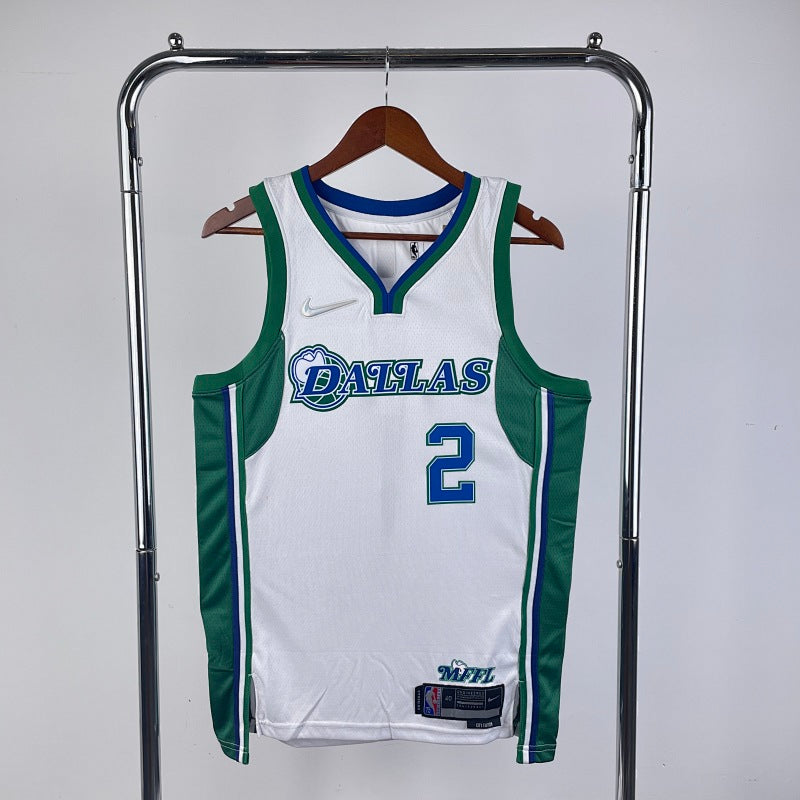 Maillot Dallas Mavericks City Edition 2021-22 - Blanc et vert