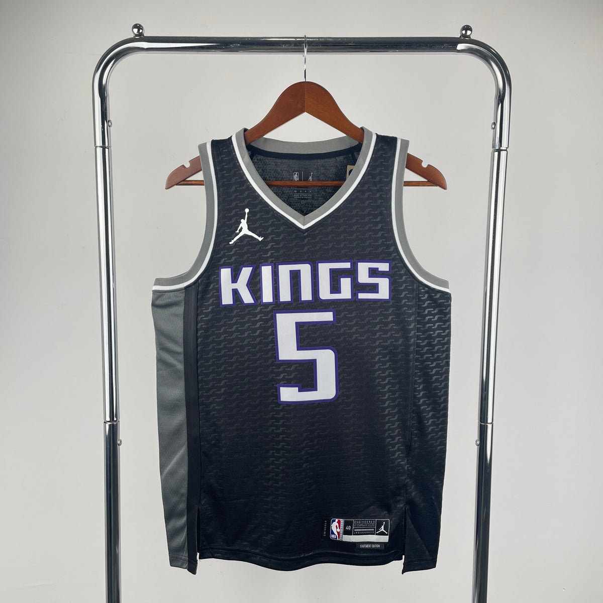 Maillot Sacramento Kings Statement Edition Retro - Noir