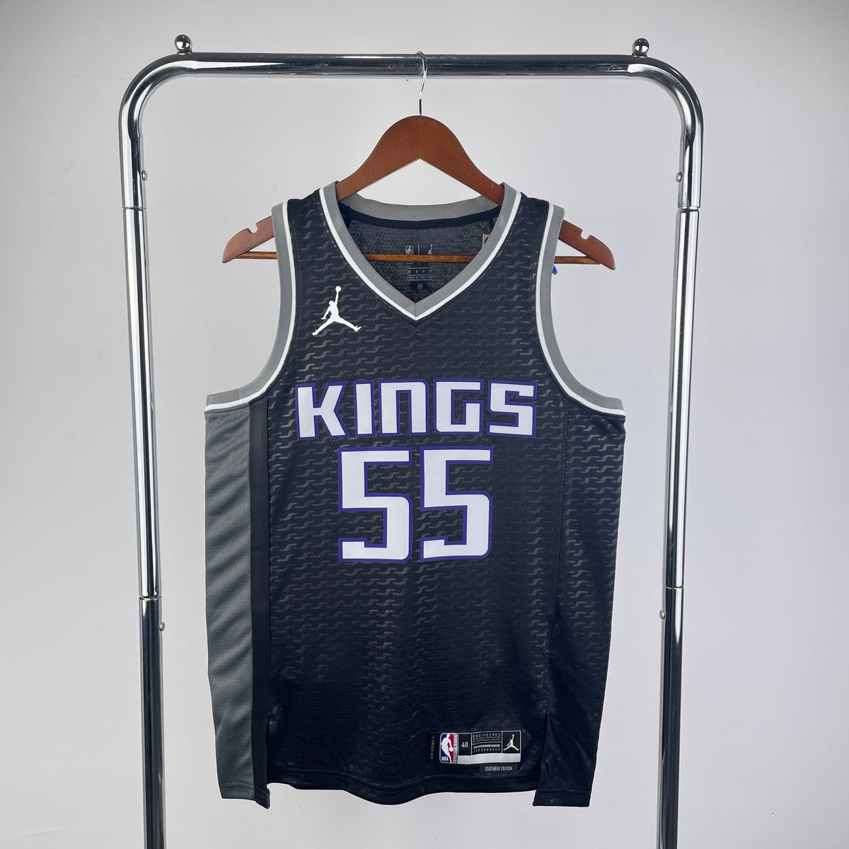 Maillot Sacramento Kings Statement Edition Retro - Noir