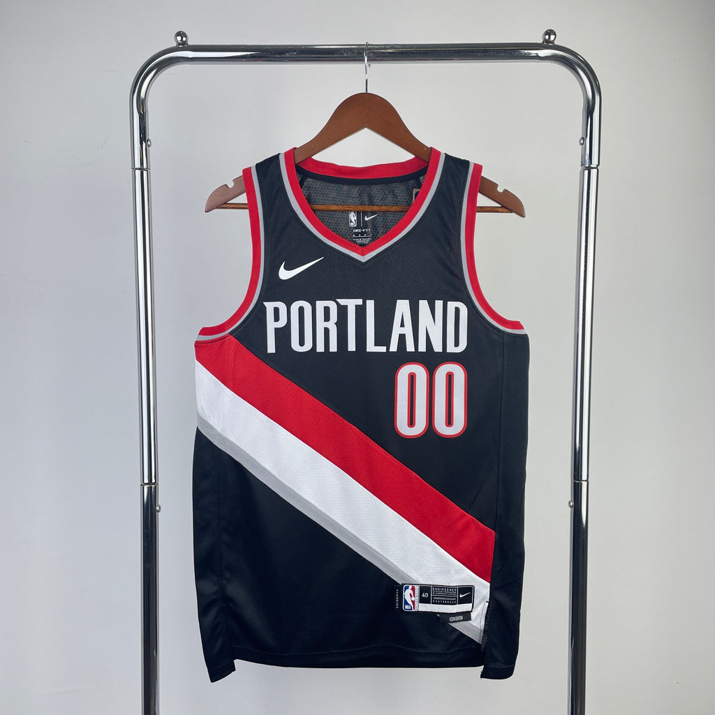 Maillot Portland Trail Blazers Icon Edition col rouge - Noir
