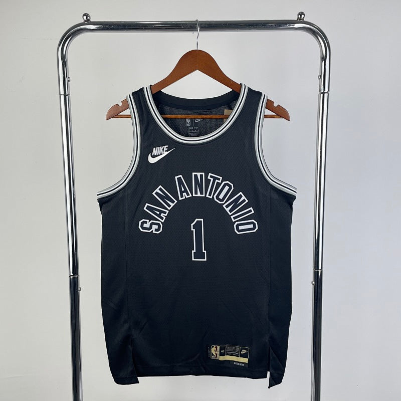Maillot San Antonio Spurs Classic Edition 2022-23 50e anniversaire - Noir