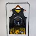 Maillot Golden State Warriors City Edition 2022-23 - Noir et jaune