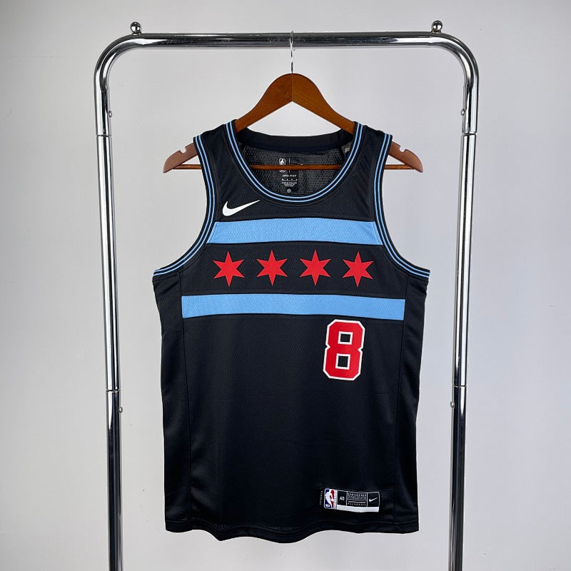 Maillot Chicago Bulls City Edition 2018-19 - Noir