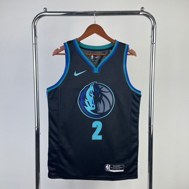 Maillot Dallas Mavericks Logo Cheval - Noir