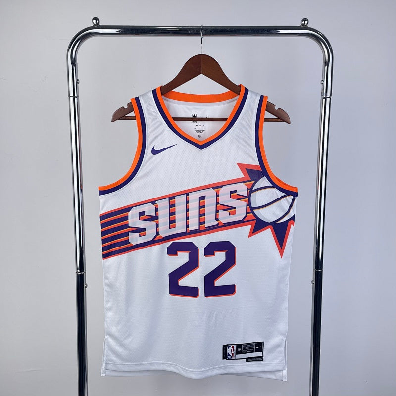 Maillot Phoenix Suns Association Edition 2023-24 Sunburst - Blanc