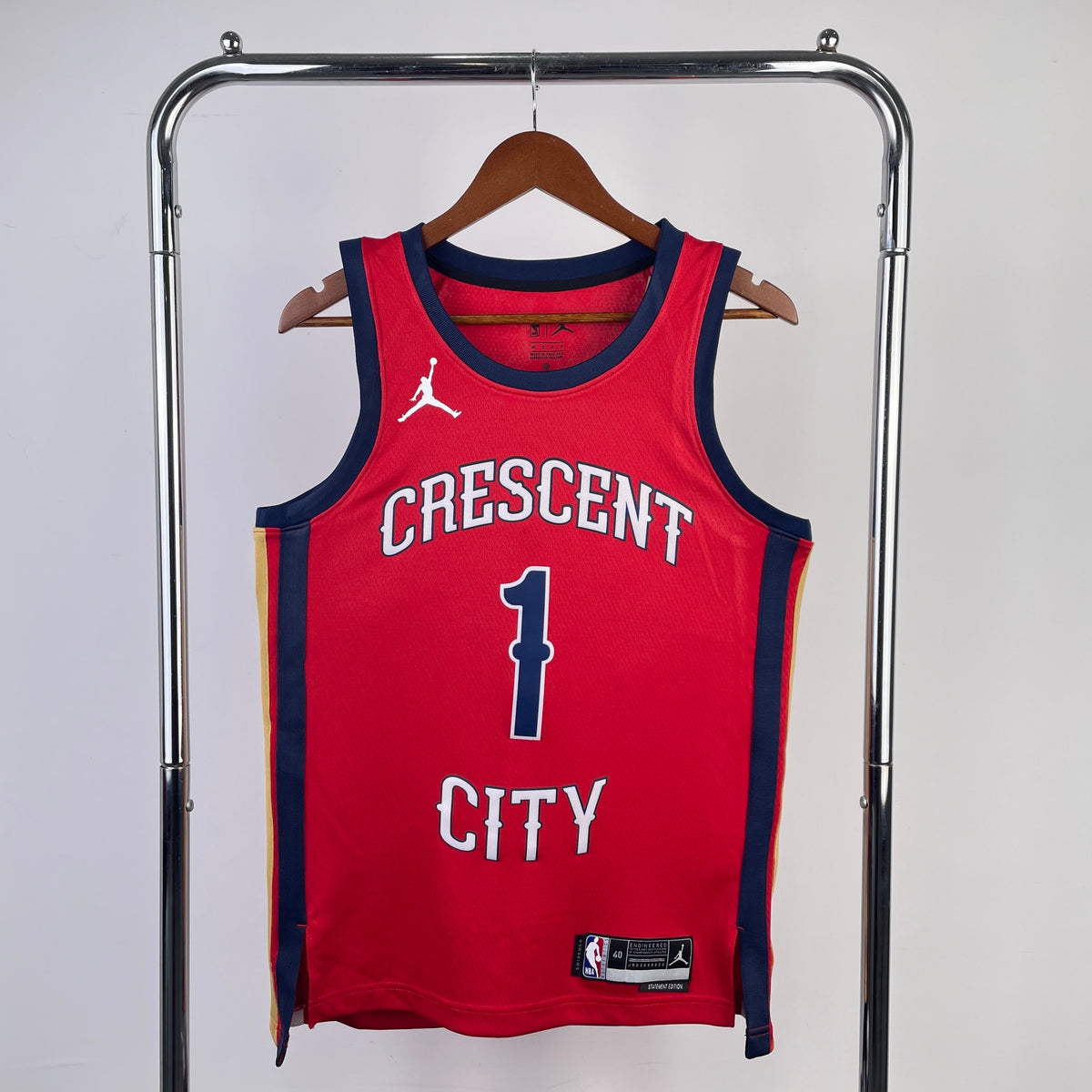 Maillot New Orleans Pelicans Statement Edition Crescent City - Rouge