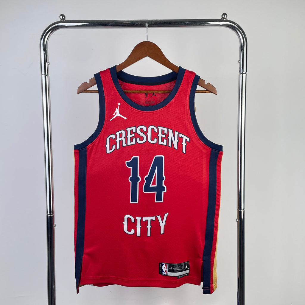 Maillot New Orleans Pelicans Statement Edition Crescent City - Rouge