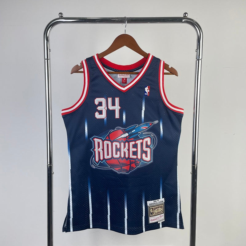 Maillot Houston Rockets Hardwood Classics 1996-97 - Bleu marine