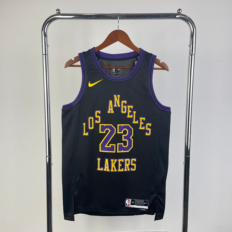 Maillot Los Angeles Lakers City Edition 2023-24 The California Dream - Noir