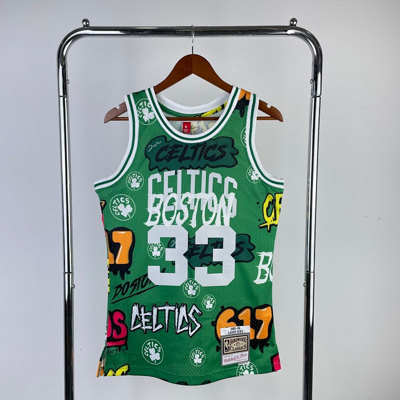 Maillot Boston Celtics Hardwood Classics Graffiti - Multicolore