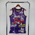 Maillot Toronto Raptors Retro Dino Graffiti - Violet