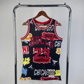 Maillot Chicago Bulls Hardwood Classics Graffiti - Multicolore