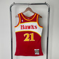 Maillot Atlanta Hawks Hardwood Classics 1986-87 - Rouge