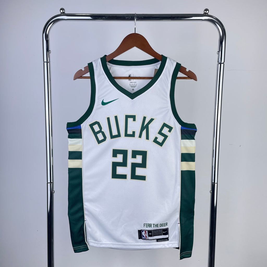 Maillot Milwaukee Bucks Association Edition - Blanc