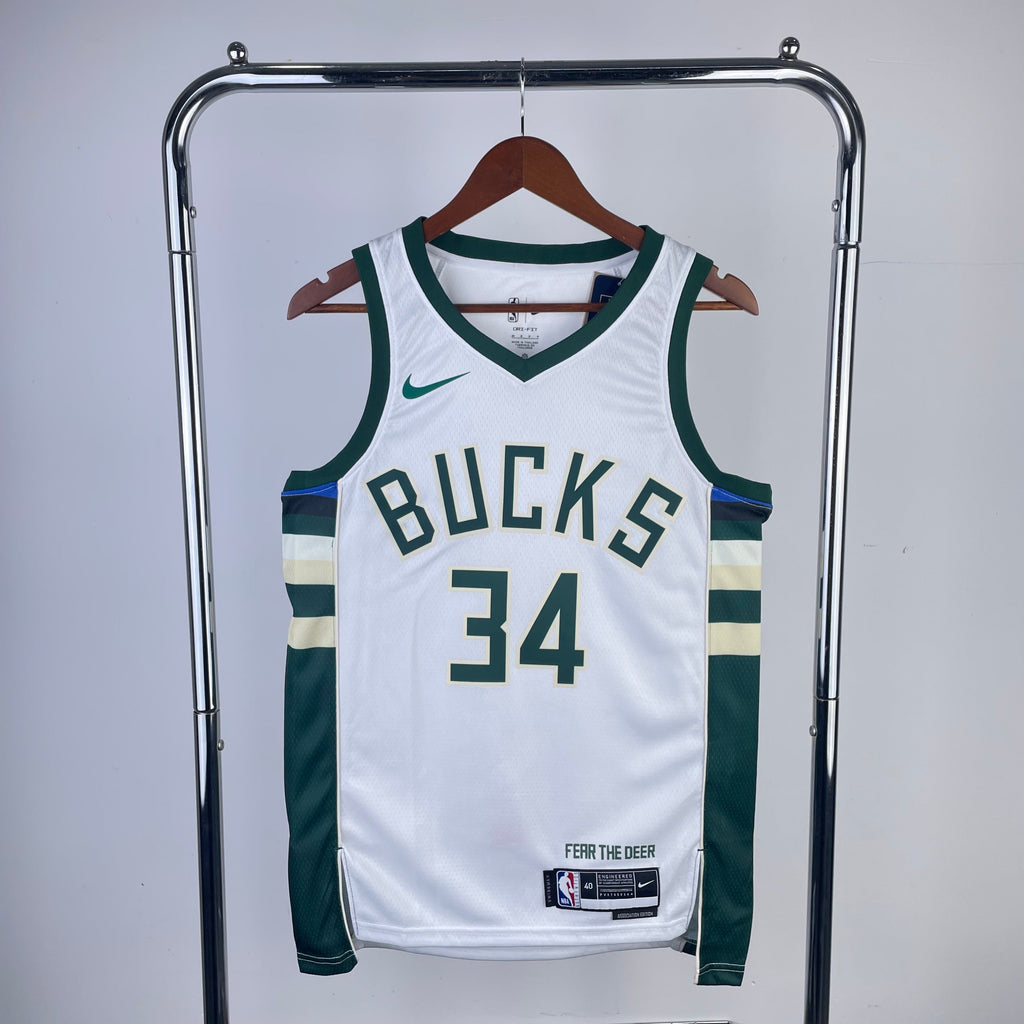 Maillot Milwaukee Bucks Association Edition - Blanc