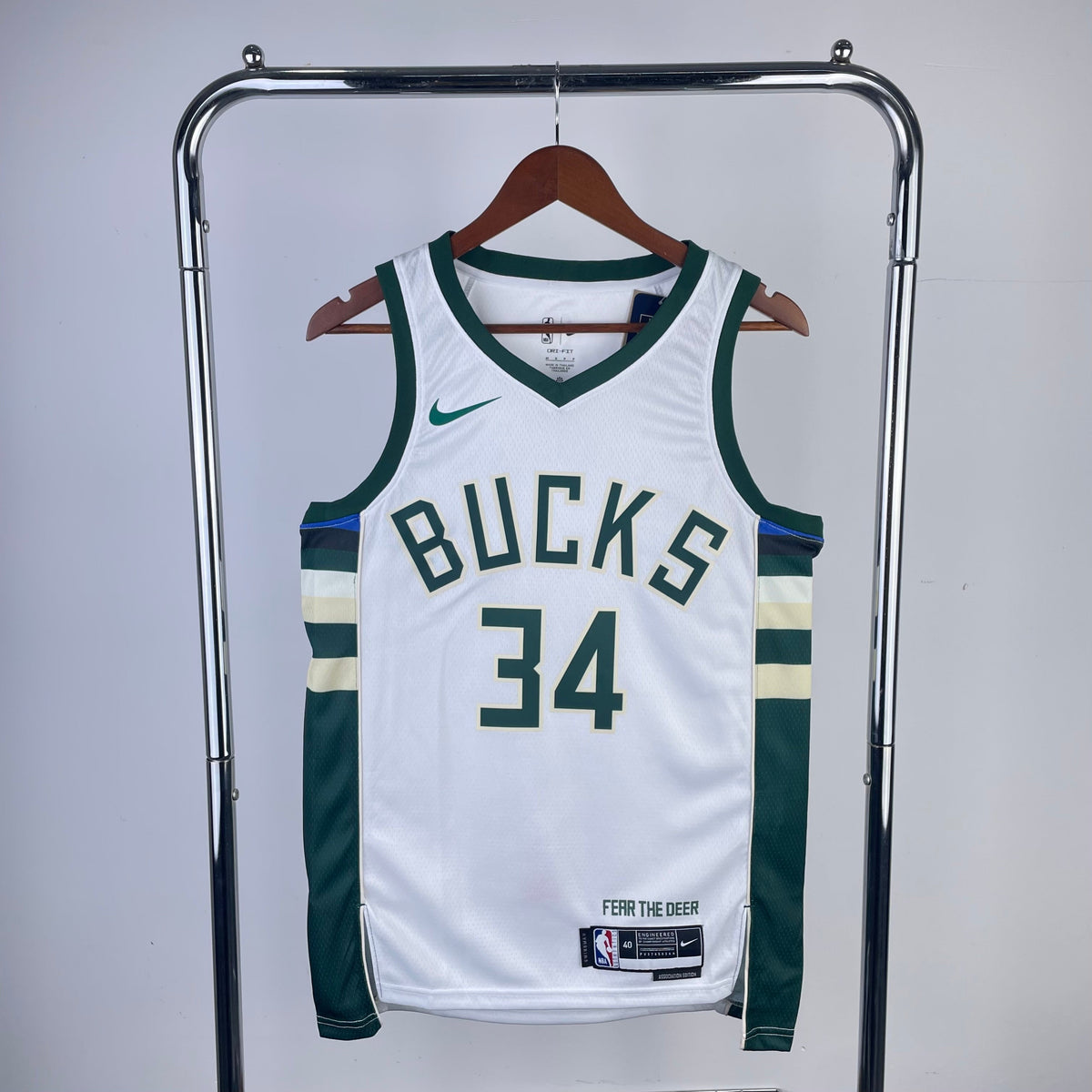 Maillot Milwaukee Bucks Association Edition - Blanc