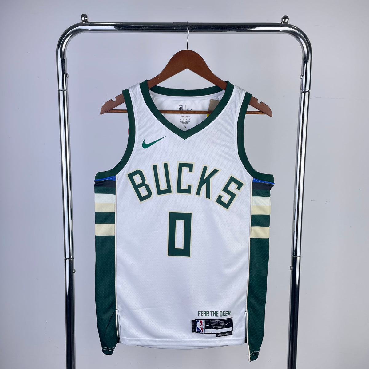 Maillot Milwaukee Bucks Association Edition - Blanc