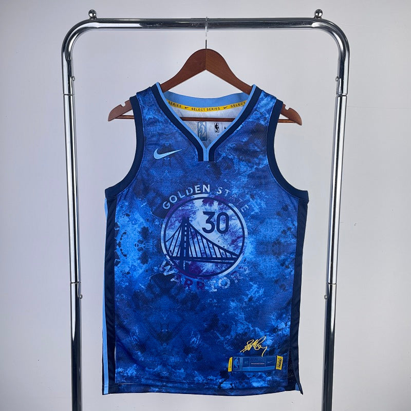 Maillot Golden State Warriors Edition Graphique - Bleu