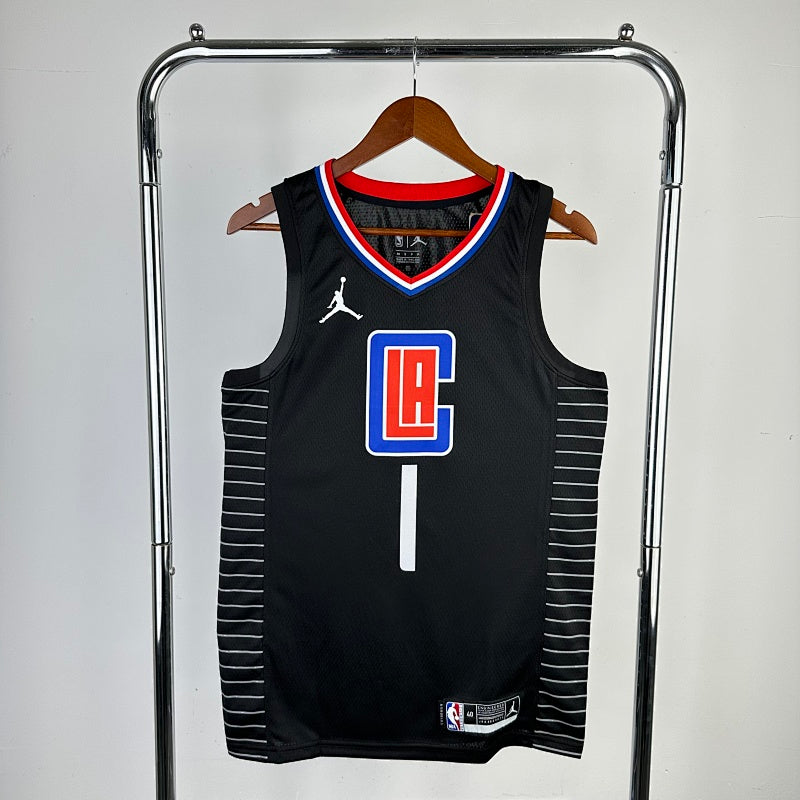 Maillot Los Angeles Clippers Statement Edition Retro - Noir