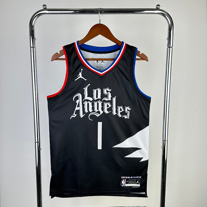 Maillot Los Angeles Clippers Statement Edition 2022-23 Los Angeles - Noir