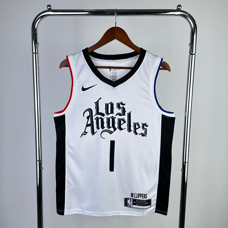Maillot Los Angeles Clippers City Edition 2019-20 Los Angeles - Blanc