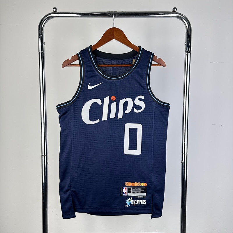 Maillot Los Angeles Clippers City Edition 2023-24 LA x Jonas Wood - Bleu marine