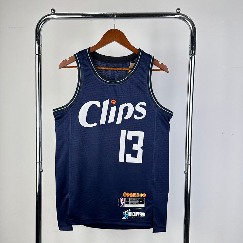 Maillot Los Angeles Clippers City Edition 2023-24 LA x Jonas Wood - Bleu marine