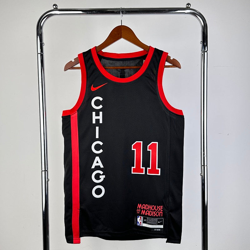 Maillot Chicago Bulls City Edition 2023-24 Madhouse on Madison - Noir