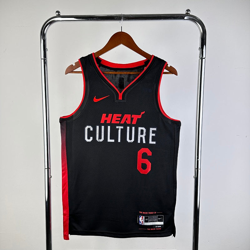Maillot Miami Heat City Edition 2023-24 Heat Culture - Noir