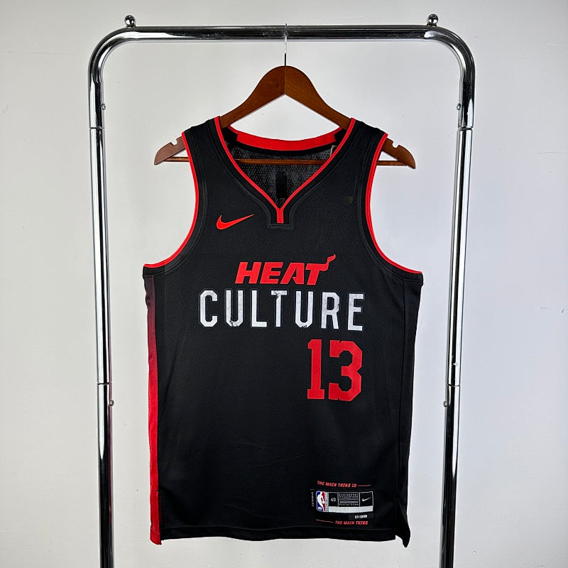 Maillot Miami Heat City Edition 2023-24 Heat Culture - Noir