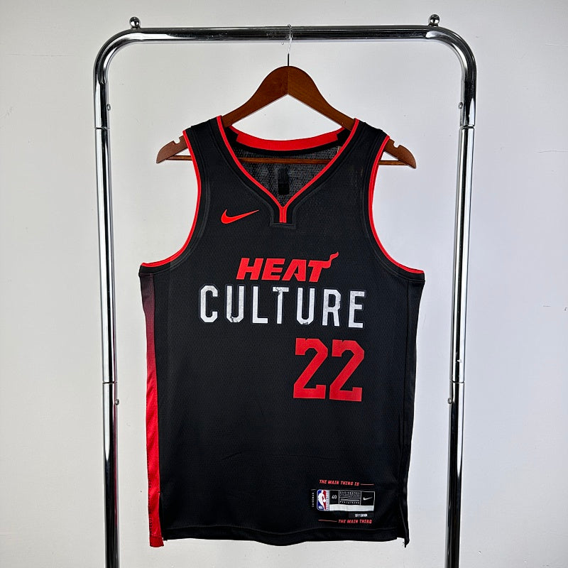 Maillot Miami Heat City Edition 2023-24 Heat Culture - Noir