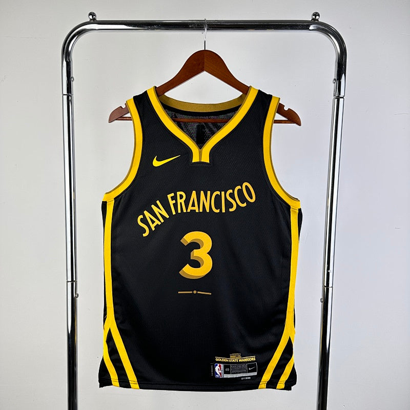 Maillot Golden State Warriors City Edition 2023-24 - Noir