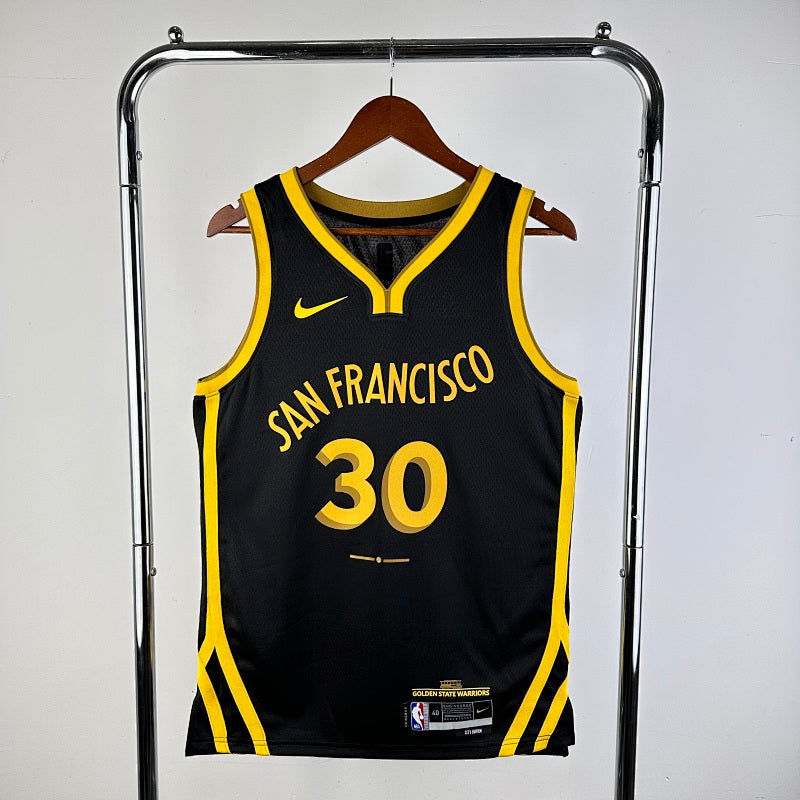 Maillot Golden State Warriors City Edition 2023-24 - Noir
