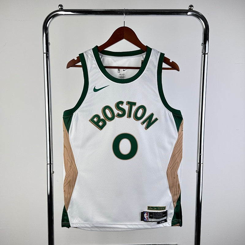 Maillot Boston Celtics City Edition 2023-24 - Blanc et vert
