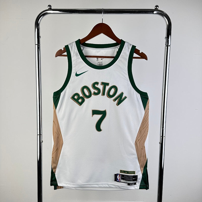 Maillot Boston Celtics City Edition 2023-24 - Blanc et vert