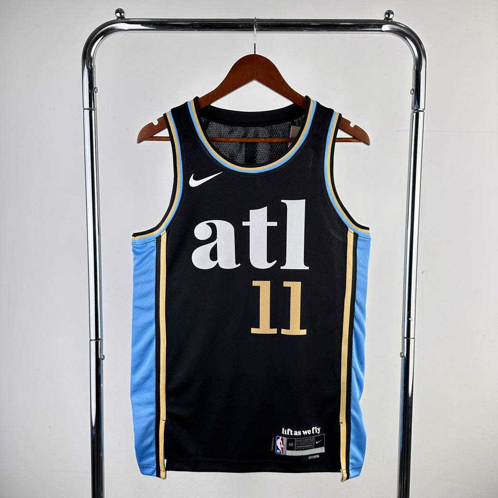 Maillot Atlanta Hawks City Edition 2023-24 Lift As We Fly - Noir