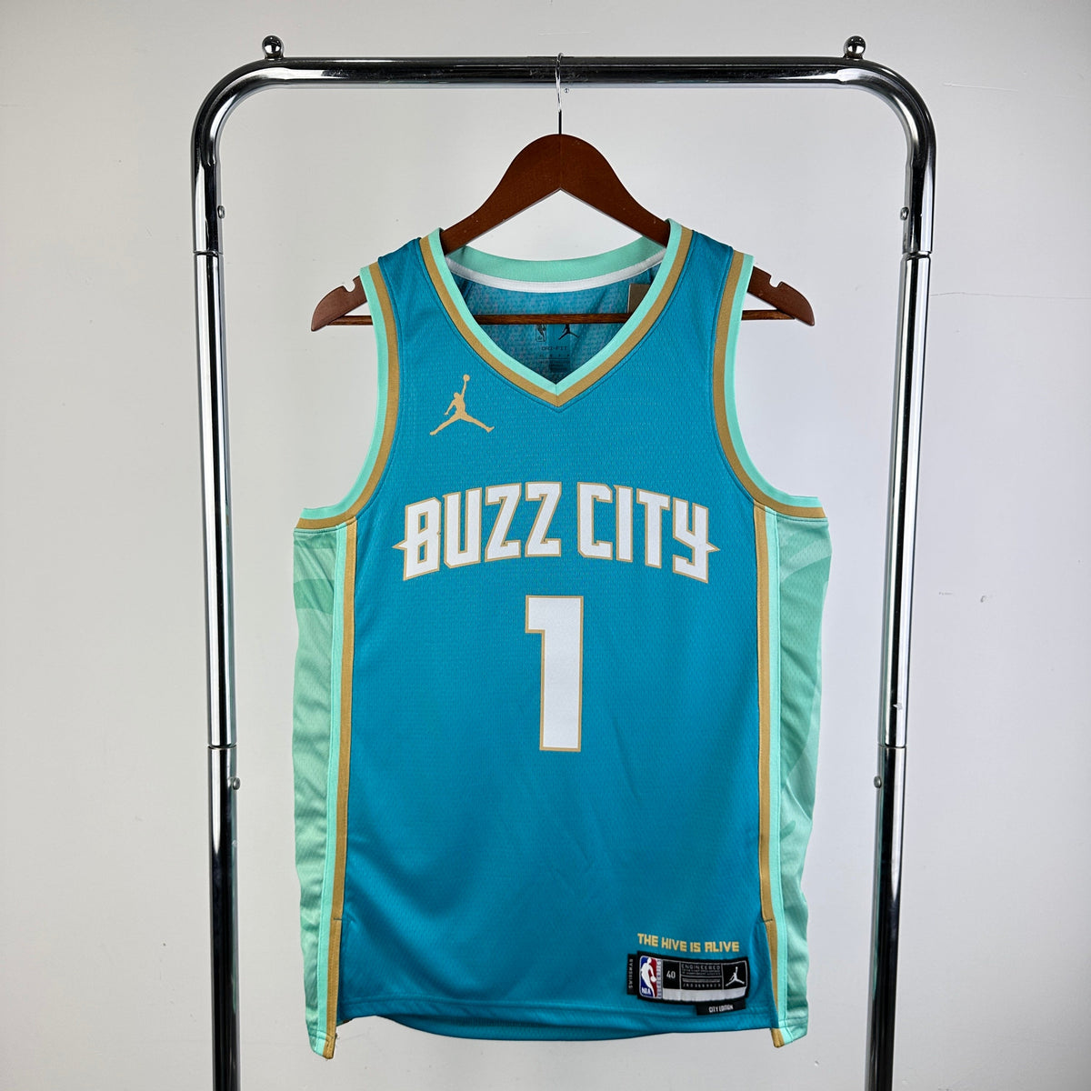 Maillot Charlotte Hornets City Edition 2023-24 Buzz City - Turquoise