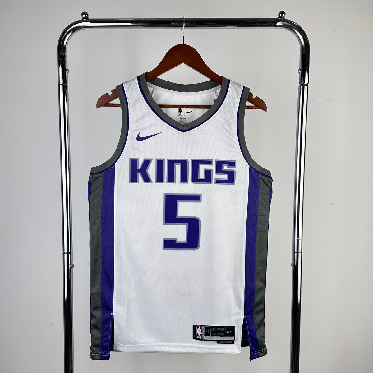 Maillot Sacramento Kings Association Edition Retro Kings - Blanc