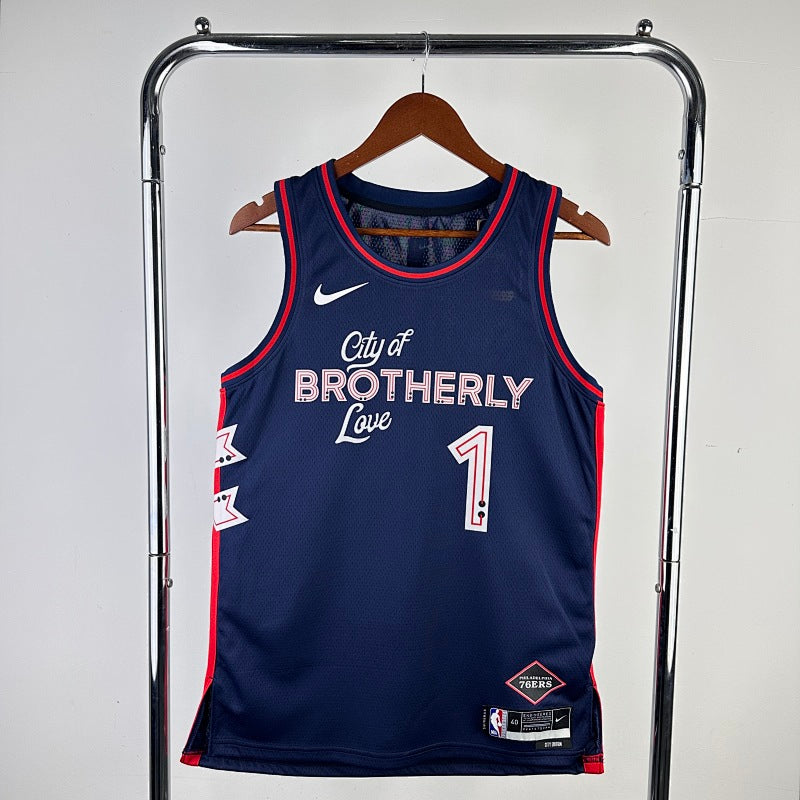 Maillot Philadelphia 76ers City Edition 2023-24 Reading Terminal Market - Bleu marine