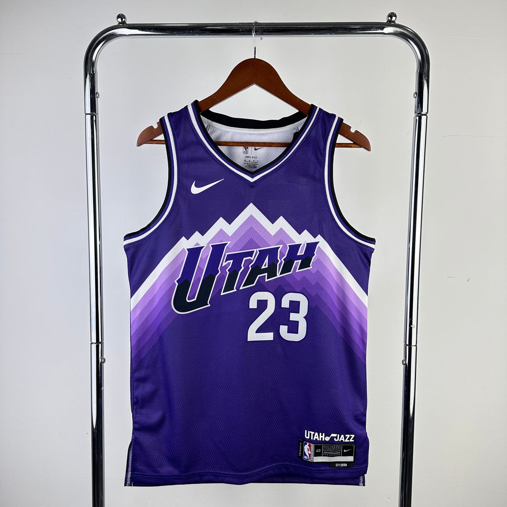 Maillot Utah Jazz City Edition 2023-24 Purple Mountain - Violet
