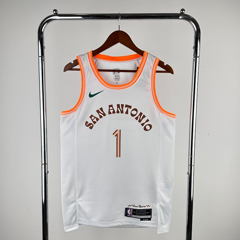 Maillot San Antonio Spurs City Edition 2023-24 Viva Spurs - Blanc
