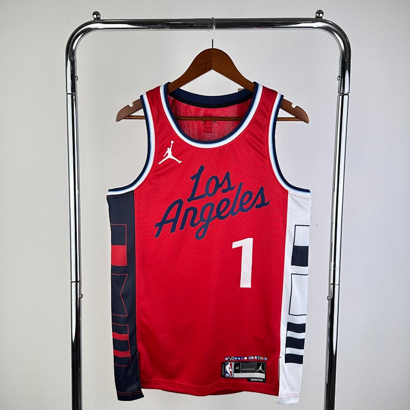Maillot Los Angeles Clippers Statement Edition 2024-25 - Rouge