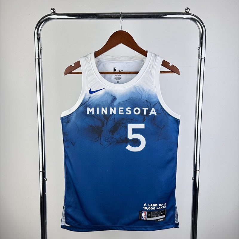 Maillot Minnesota Timberwolves City Edition 2023-24 Lake Life - Bleu