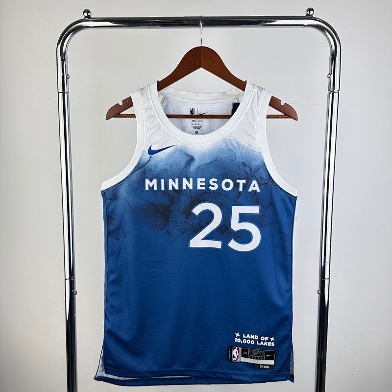 Maillot Minnesota Timberwolves City Edition 2023-24 Lake Life - Bleu